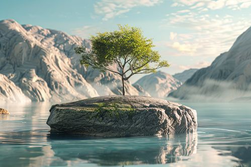 小清新自然景觀電商產(chǎn)品展示 攝影圖 下載至來(lái)源處